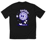Niantic Strides Run Club, a Black Classic Performance Tee (back-view)