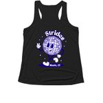 Niantic Strides Run Club, a Black Women's Performance Tank (back-view)