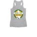LET'S BE FRIENDS!&nbsp;, a Athletic Heather Women's Racerback (back-view)