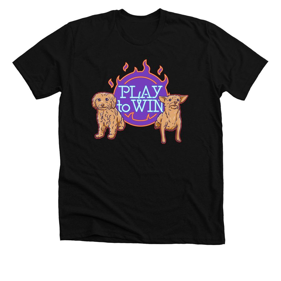 Jack and Jill Logo, a Solid Black Blend Premium Unisex Tee
