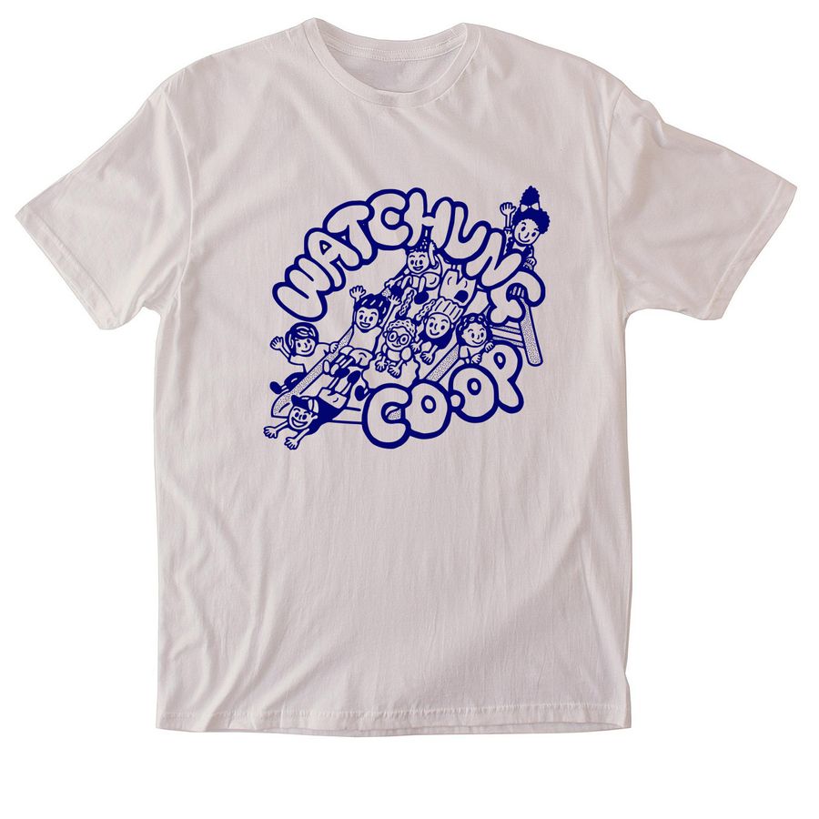 Grown ups (Blue), a Ice Grey Softstyle Cotton Tee