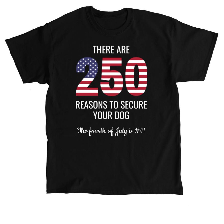250 4th - Reasons, a Black Classic Unisex Tee