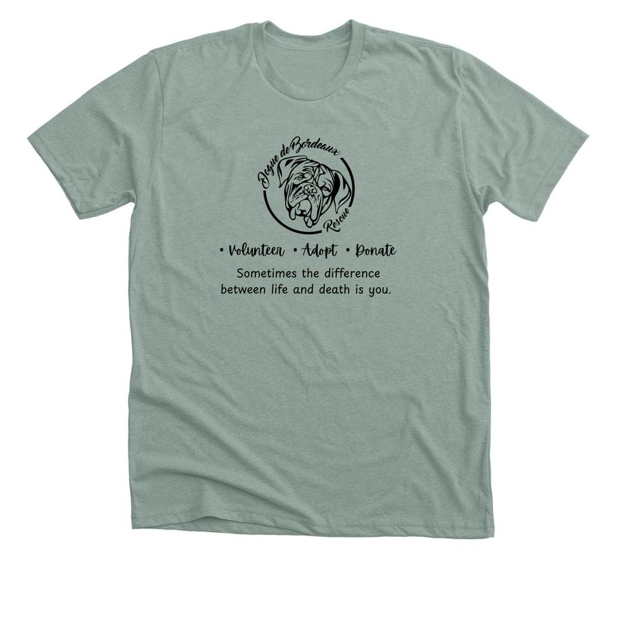 Summer 2026, a Heather Sage Premium Unisex Tee