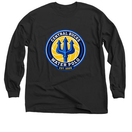 Central Bucks Water Polo, a Black Classic Long Sleeve Tee