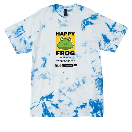 Happy Frog, a True Royal Crystal Tie Dye Tee