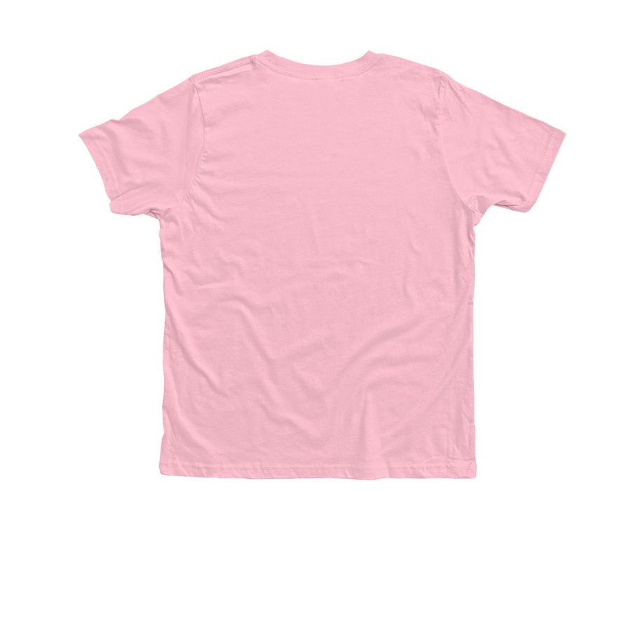Fog City Collection, a Neon Pink Premium Youth Tee (back-view)