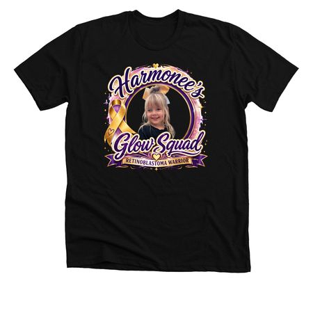 Harmonee's Glow Squad, a Solid Black Blend Premium Unisex Tee