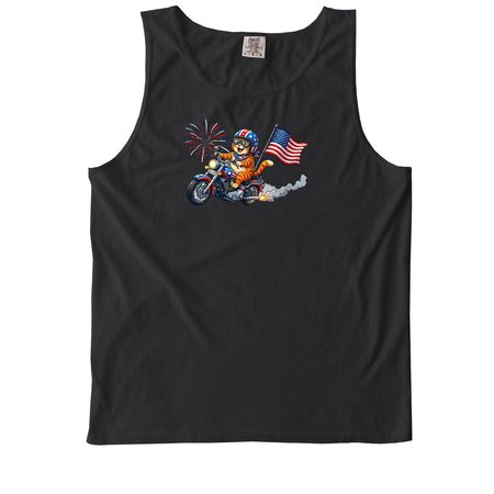 BCC 4th of July "250", a Black Comfort Colors Tank Top