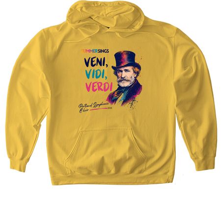 Summer Sings: Veni, Vidi, Verdi, a Daisy Softstyle Pullover Hoodie