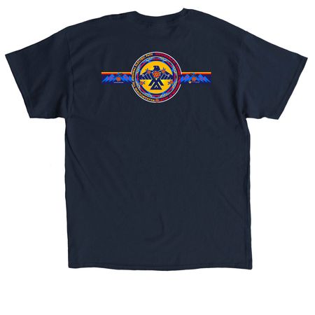 Waasamoowin: The Original Electric Path, a Navy Classic Unisex Tee