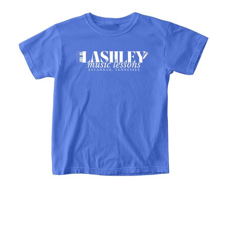 LML Youth Tee, a Flo Blue Comfort Colors Youth Tee