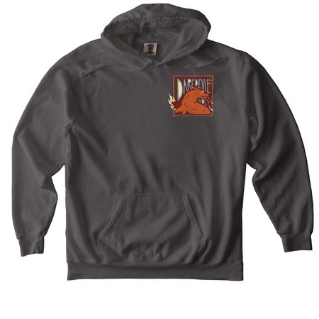 Daredevil WDC "FLUIDITY" - Vintage Autumn, a Pepper Comfort Colors Pullover Hoodie