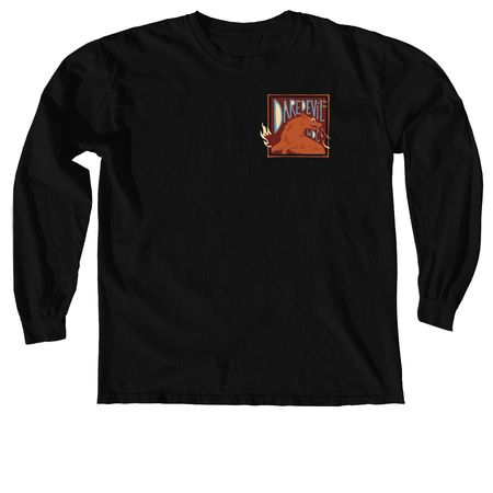 Daredevil WDC "FLUIDITY" - Vintage Autumn, a Black Comfort Colors Long Sleeve Tee