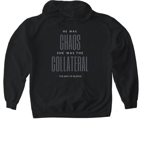 "Chaos & Collateral" Apparel&nbsp;, a Black Gildan Softstyle Pullover Hoodie