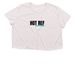 HOT REF, a Heather Dust Women?s Flowy Cropped Tee