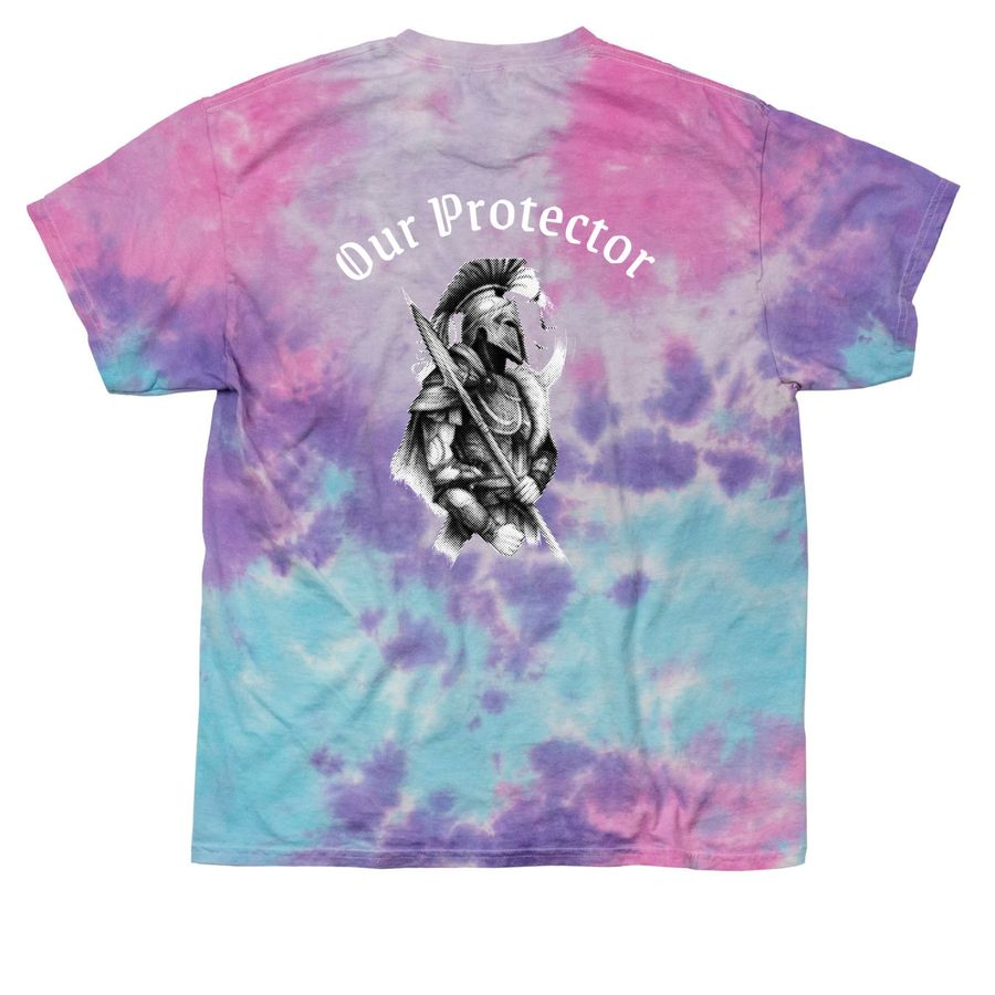 Remembering NateDogg, a Cotton Candy Classic Tie Dye Tee (back-view)