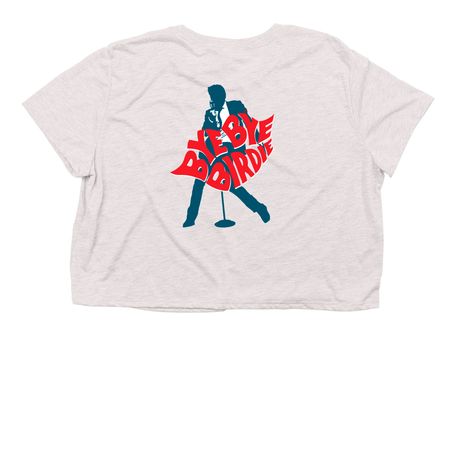 Bye Bye Birdie Merch, a Heather Dust Women?s Flowy Cropped Tee