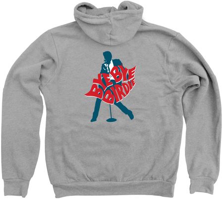 Bye Bye Birdie Merch, a Athletic Heather Zip Up Hoodie