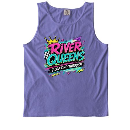 RIVER QUEENS - F'd Up, a Violet Comfort Colors Tank Top