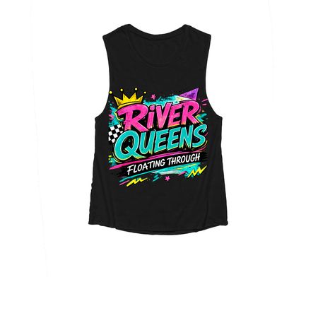 RIVER QUEENS - F'd Up, a Black Women's Muscle Tank