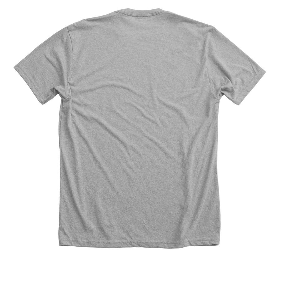 Spooky Spay/Neuter!, a Athletic Heather Premium Unisex Tee (back-view)