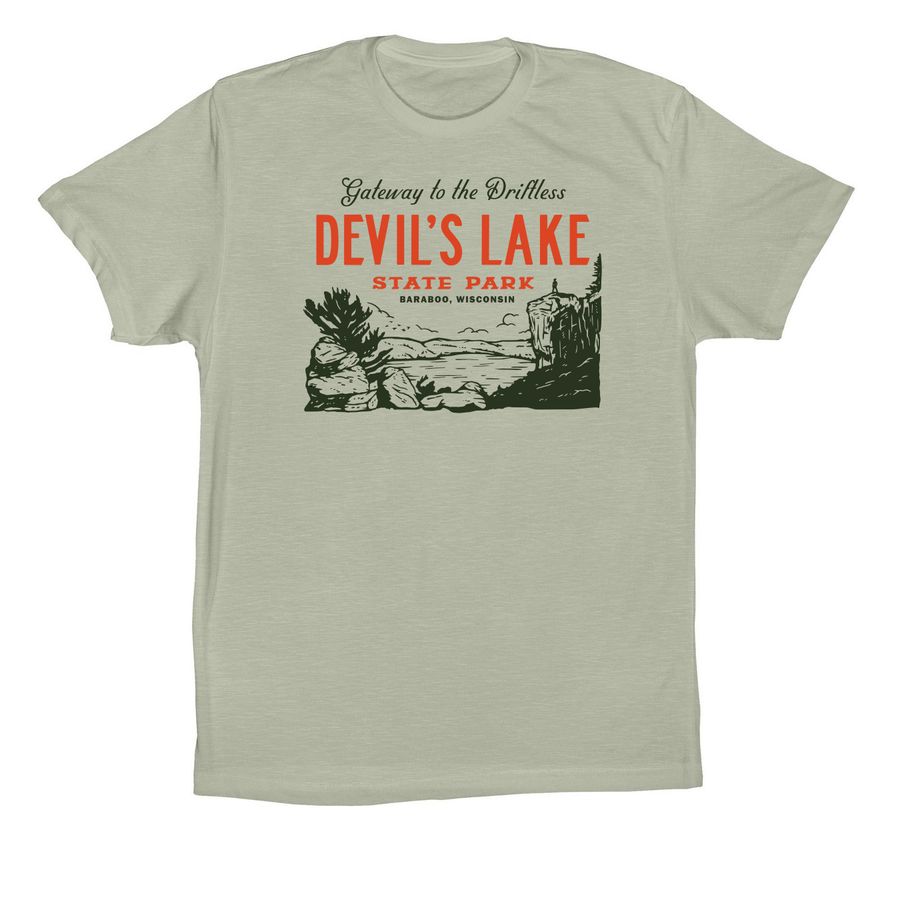 Gateway to the Driftless Shirt (Multi-Color), a Thyme Premium Cotton Tee