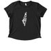 Pali Apparel Project, a Space Black Allmade Eco Triblend Women?s Scoop Neck Tee