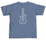 Prog LS T-Shirt, a Blue Jean Comfort Colors Unisex Tee (back-view)