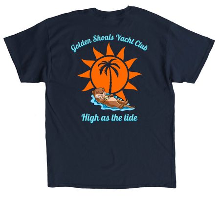 High as the tide, a Navy Classic Unisex Tee