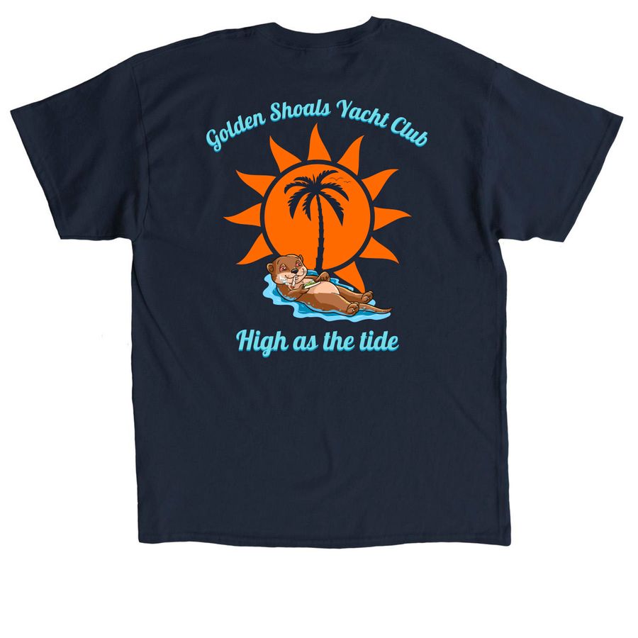 High as the tide, a Navy Classic Unisex Tee