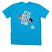 Itty Bitty Kitty Club, a Neon Blue Premium Unisex Tee