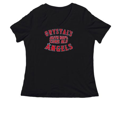 Your Pace or Mine ALS NC Chapter Fundraiser, a Black Women's Relaxed V-Neck Tee