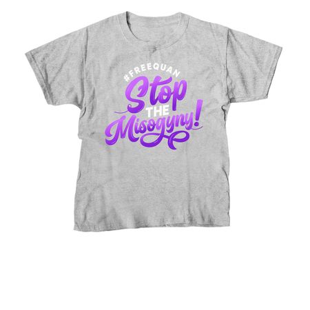 #FREEQUAN, a Sport Grey Youth Unisex Tee