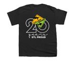 College Bound T-Shirts and Sweatshirts, a Black Youth Unisex Tee (back-view)
