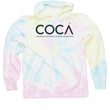 COCAcon 2026, a Sunset Swirl Tie Dye Pullover Hoodie