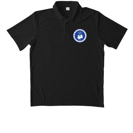 Duty Polo Shirt, a Black Unisex Performance Polo