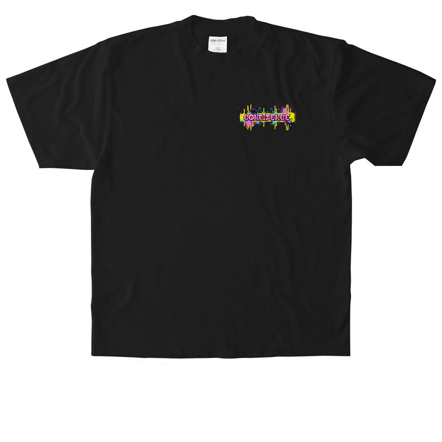 Confidence V2, a Black Heavyweight Garment Dye Tee