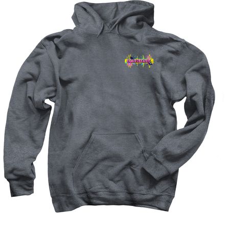 Confidence V2, a Dark Heather Pullover Hoodie