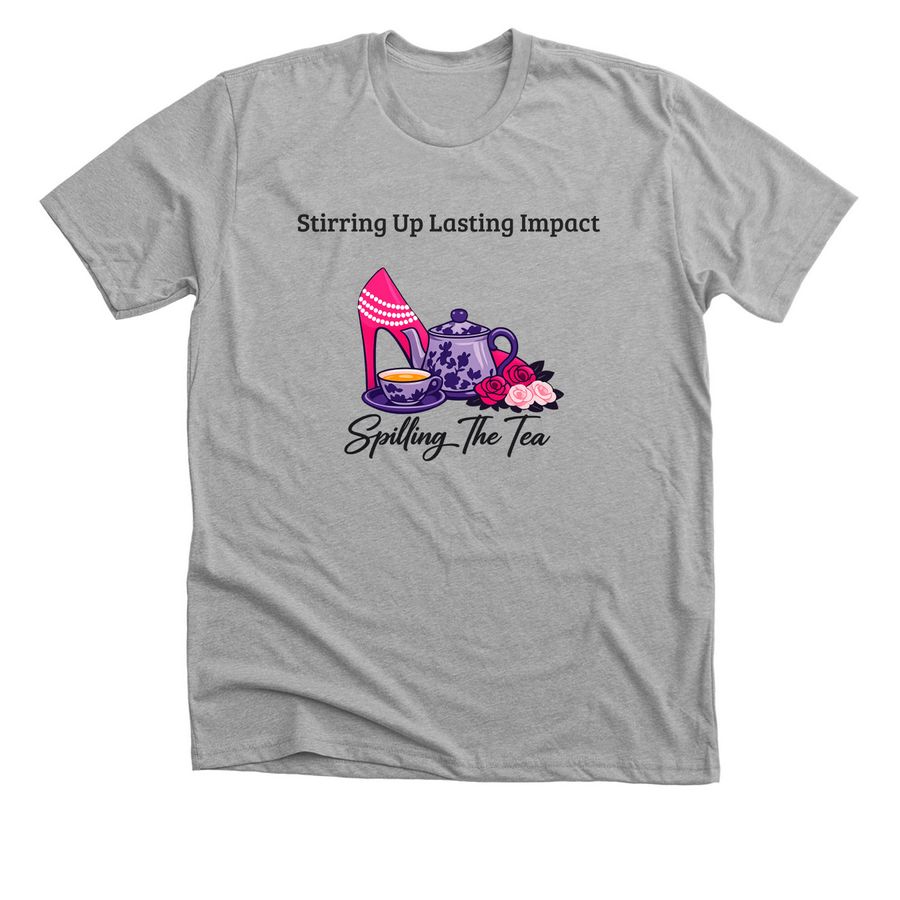 Stirring Up Lasting Impact!, a Athletic Heather Premium Unisex Tee