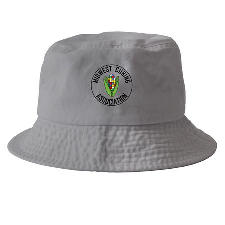 MCA Hats, a Grey Printed Bucket Hat