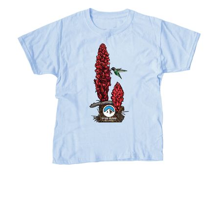 Snow Plant - SNA Apparel, a Light Blue Youth Unisex Tee