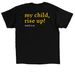 Talitha Koum Institute, a Black Classic Unisex Tee (back-view)