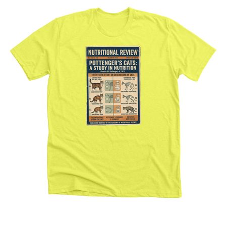 The Raw and the Rendered, a Neon Yellow Premium Unisex Tee