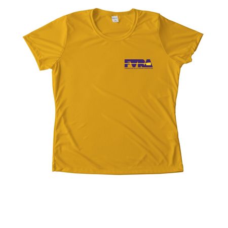 FVRA High-Viz Collection, a Gold Women's Performance Tee
