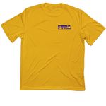 FVRA High-Viz Collection, a Gold Classic Performance Tee (back-view)