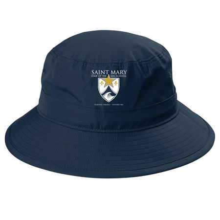 SMSS UV Bucket Hat, a Dress Blue Navy Printed UV Bucket Hat