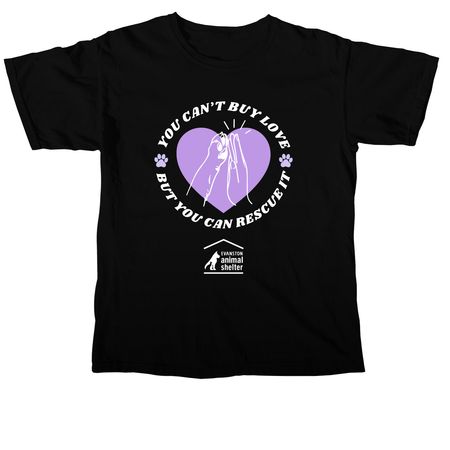 You Can't Buy Love..., a Black Comfort Colors Unisex Tee