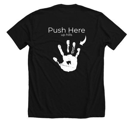 Pete's Print (2-sided), a Solid Black Blend Premium Unisex Tee
