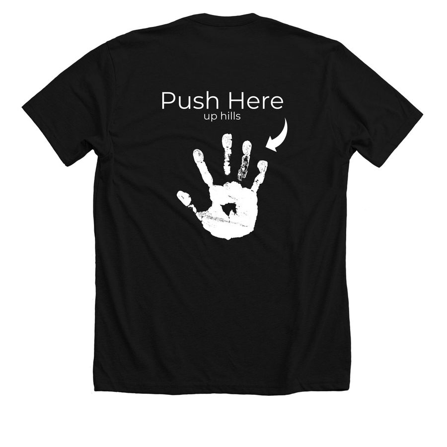 Pete's Print (2-sided), a Solid Black Blend Premium Unisex Tee