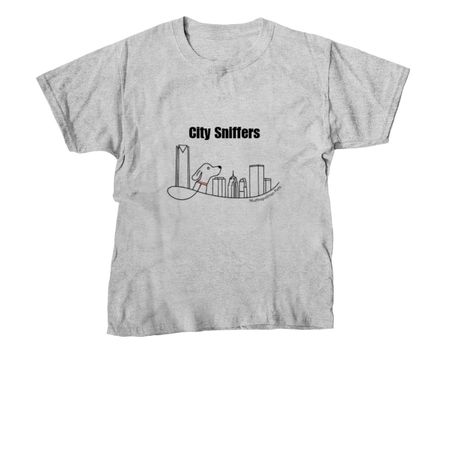 City Sniffers Shirt, a Sport Grey Youth Unisex Tee